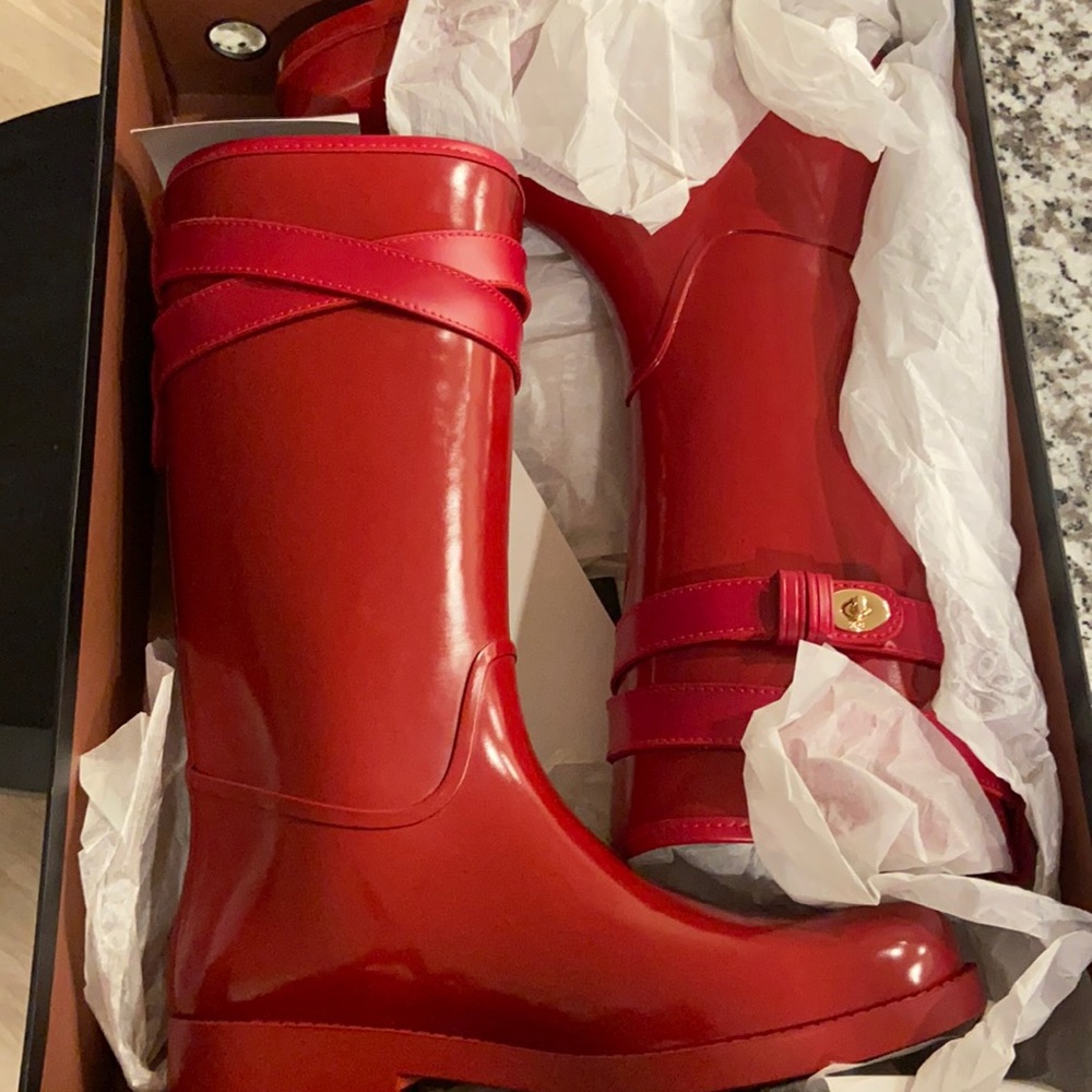 Coach Trisha II Rubber Boots
